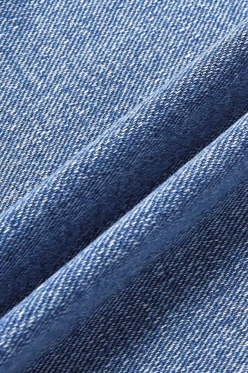 Wash Straight Leg Low Rise Jeans