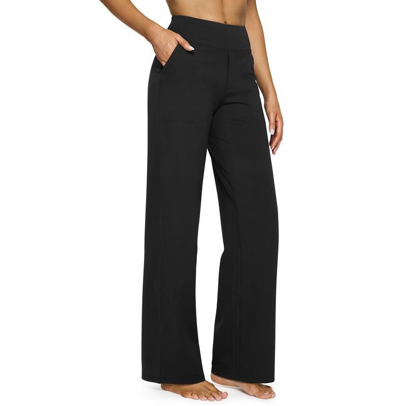 👻𝑯𝒂𝒍𝒍𝒐𝒘𝒆𝒆𝒏 𝑭𝒍𝒂𝒔𝒉 𝑺𝒂𝒍𝒆🎃Women’s High-Waist Wide Leg Pants – Business Casual Yoga Dress Pants with Pockets