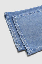 Wash Straight Leg Low Rise Jeans