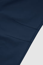 Solid Stitch Detail Mid Waist Crop Straight Leg Jeans Without Belt