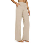 👻𝑯𝒂𝒍𝒍𝒐𝒘𝒆𝒆𝒏 𝑭𝒍𝒂𝒔𝒉 𝑺𝒂𝒍𝒆🎃Women’s High-Waist Wide Leg Pants – Business Casual Yoga Dress Pants with Pockets