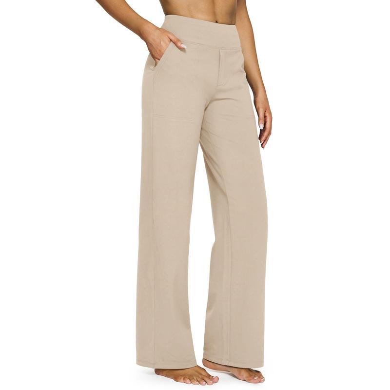 👻𝑯𝒂𝒍𝒍𝒐𝒘𝒆𝒆𝒏 𝑭𝒍𝒂𝒔𝒉 𝑺𝒂𝒍𝒆🎃Women’s High-Waist Wide Leg Pants – Business Casual Yoga Dress Pants with Pockets