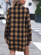 Women's Flannel Plaid Button Down Shirts