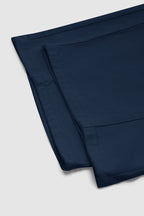 Solid Stitch Detail Mid Waist Crop Straight Leg Jeans Without Belt