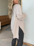 Women's V-Neck Loose Long Sleeve Top