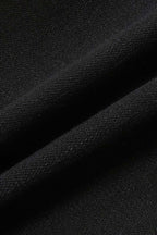 Double Button Stitch Detail High Waist Bootcut Jeans