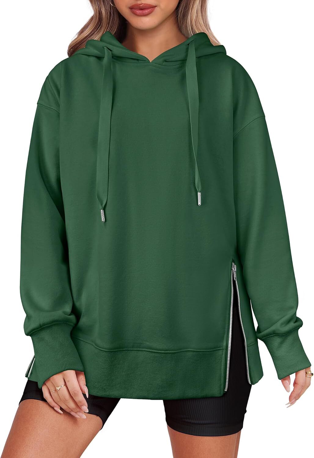 Women's Side Zipper Oversized Hoodies