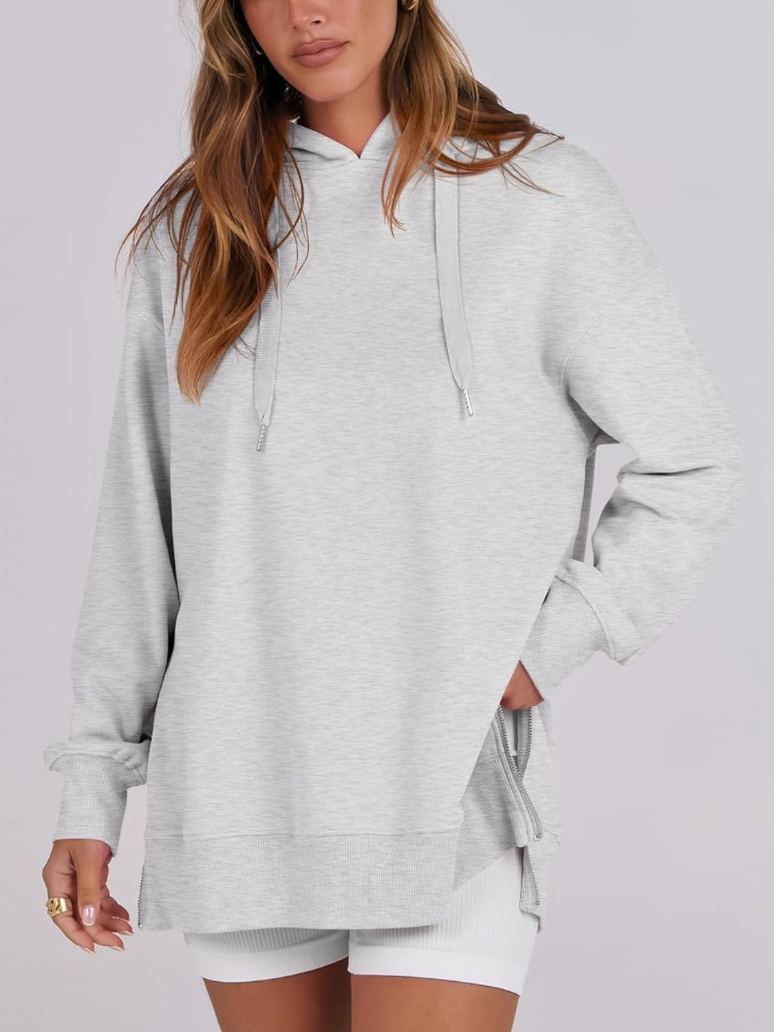 Women's Side Zipper Oversized Hoodies