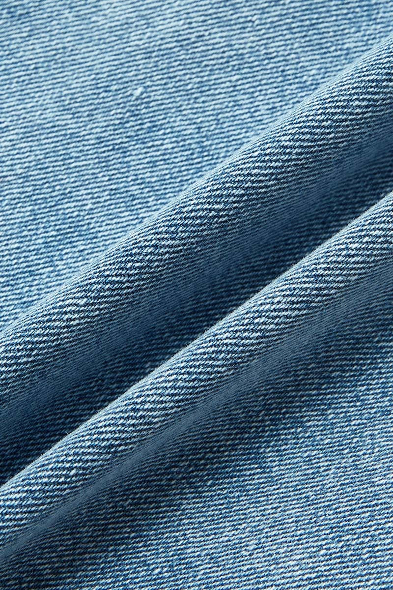 Wash High Waist Straight Leg Capri Jeans Without Belt