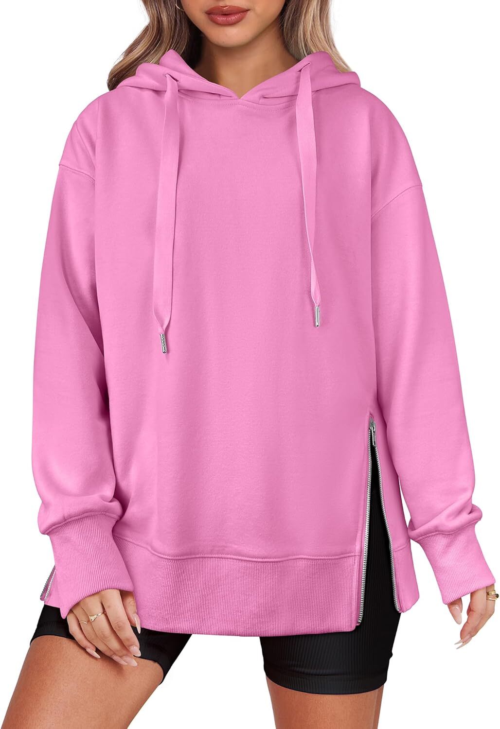Women's Side Zipper Oversized Hoodies