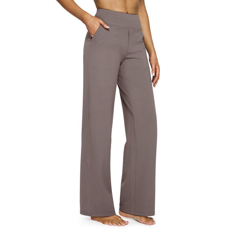 👻𝑯𝒂𝒍𝒍𝒐𝒘𝒆𝒆𝒏 𝑭𝒍𝒂𝒔𝒉 𝑺𝒂𝒍𝒆🎃Women’s High-Waist Wide Leg Pants – Business Casual Yoga Dress Pants with Pockets
